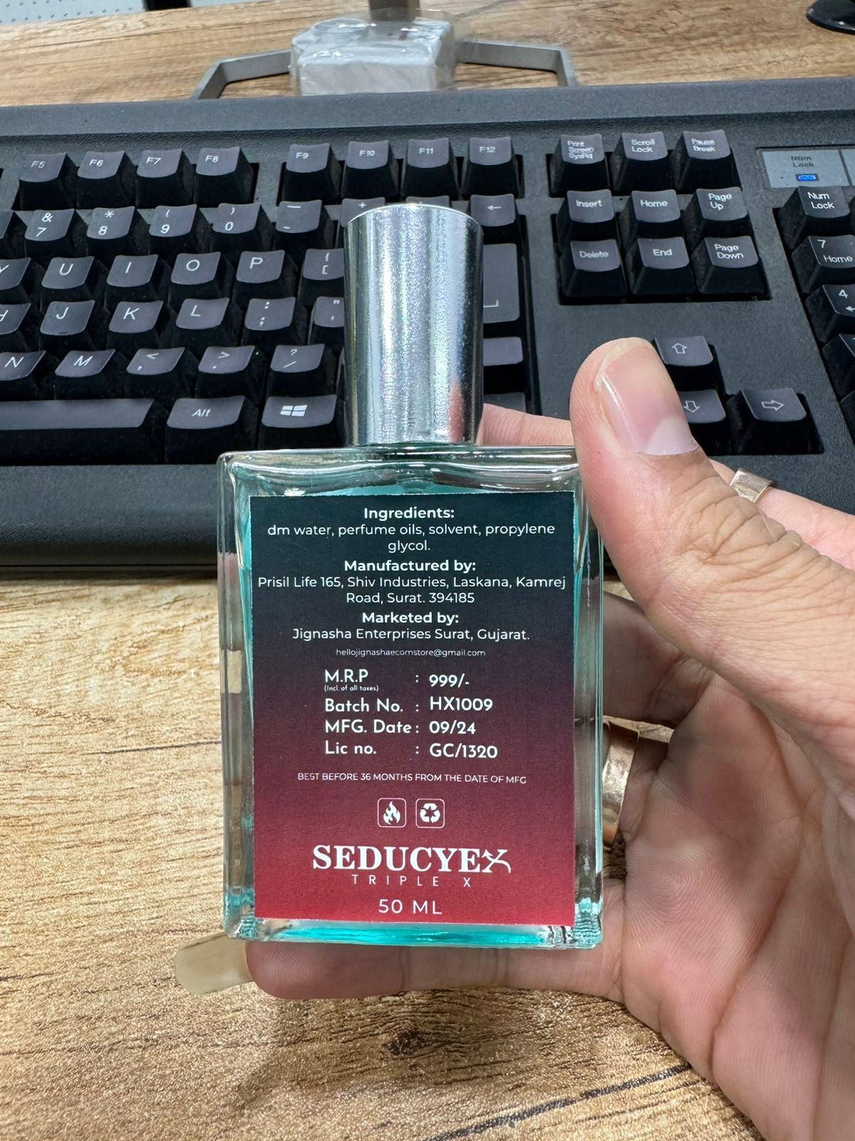 Seducye Triplex Extrait De Parfum 50ml - Luxury Womens Fragrance |