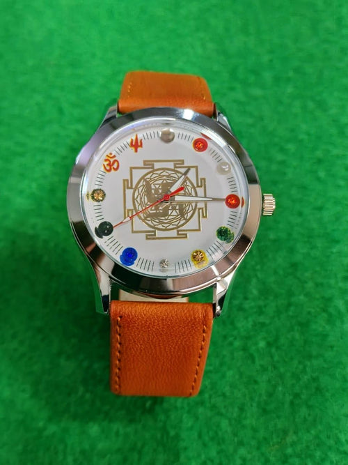 Astro Navagraha Watch Leather Lord Silicone Strap Analog Watch