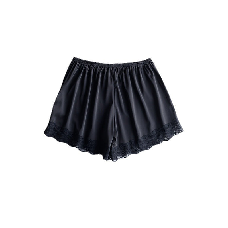 Summer Thin Lace Safety Anti-exposure Can Be Worn Outside Ice Silk Base Shorts